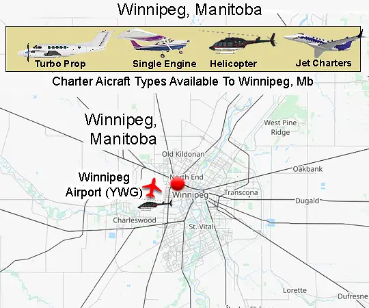 Winnipeg Richardson International Airport terminal and runway area